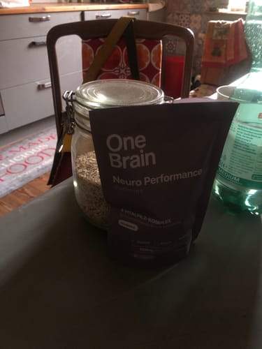 Customer photo review of OneBrain Vitalpilz Gummies
