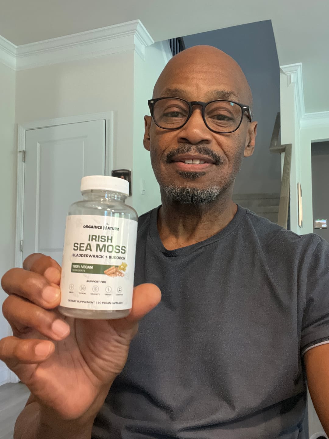 Customer photo review of Organic Irish Sea Moss With Bladderwrack and Burdock Root - 45 Servings
