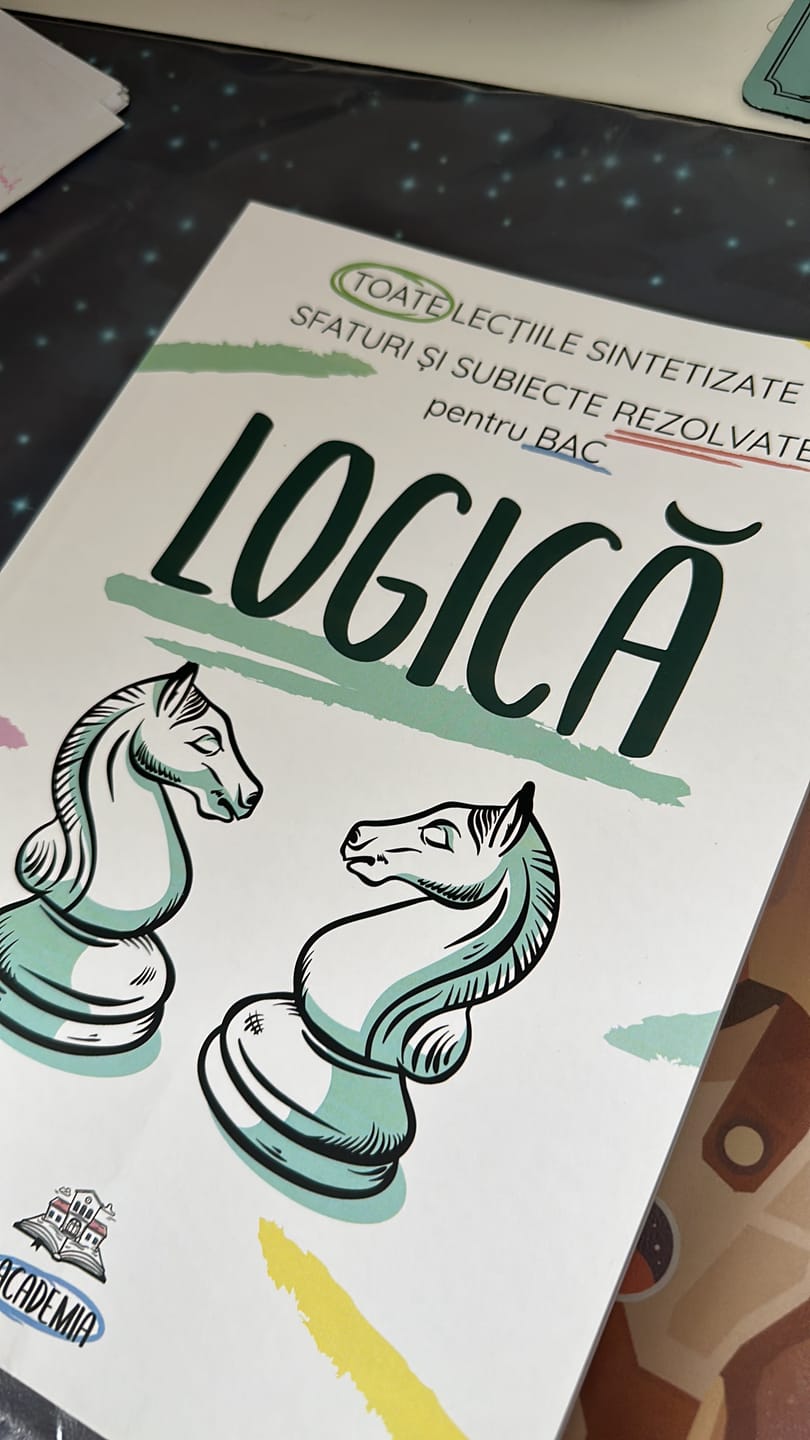 Customer photo review of Carte Logică Bacalaureat Bacademia