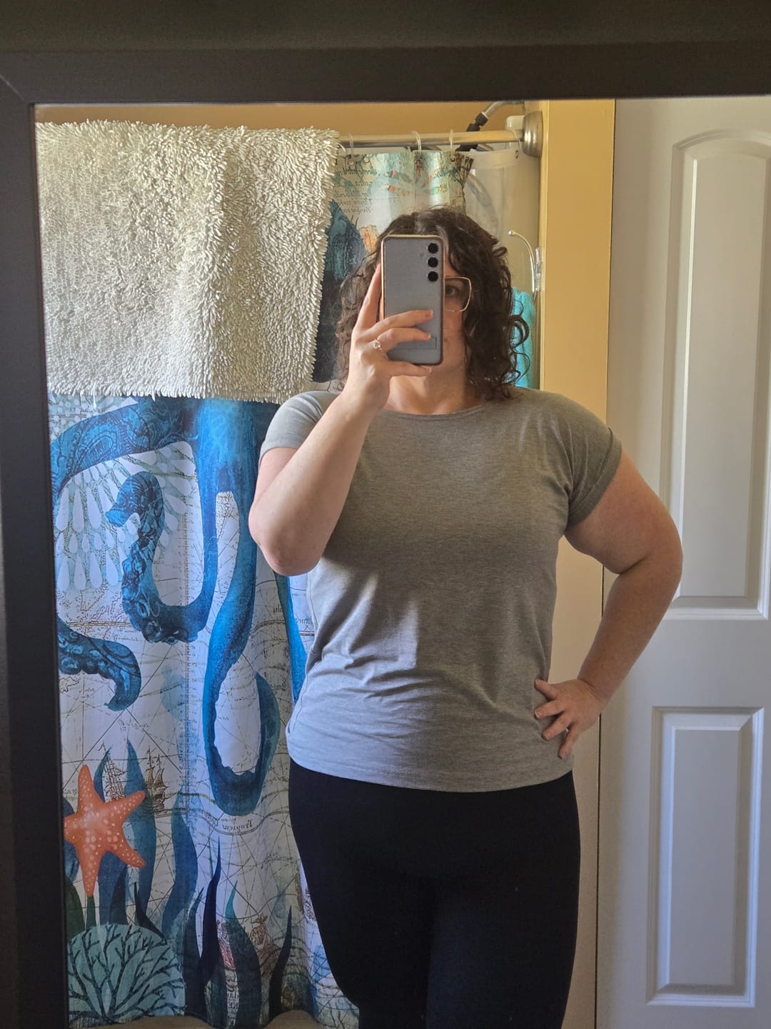 Customer photo review of *Pre-Sale* Cuff Tee