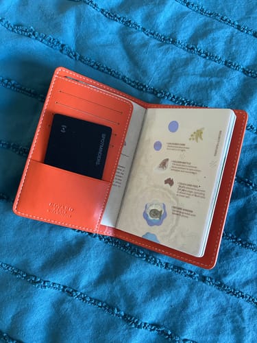 Customer photo review of SPOTMINDERS. Tracking card