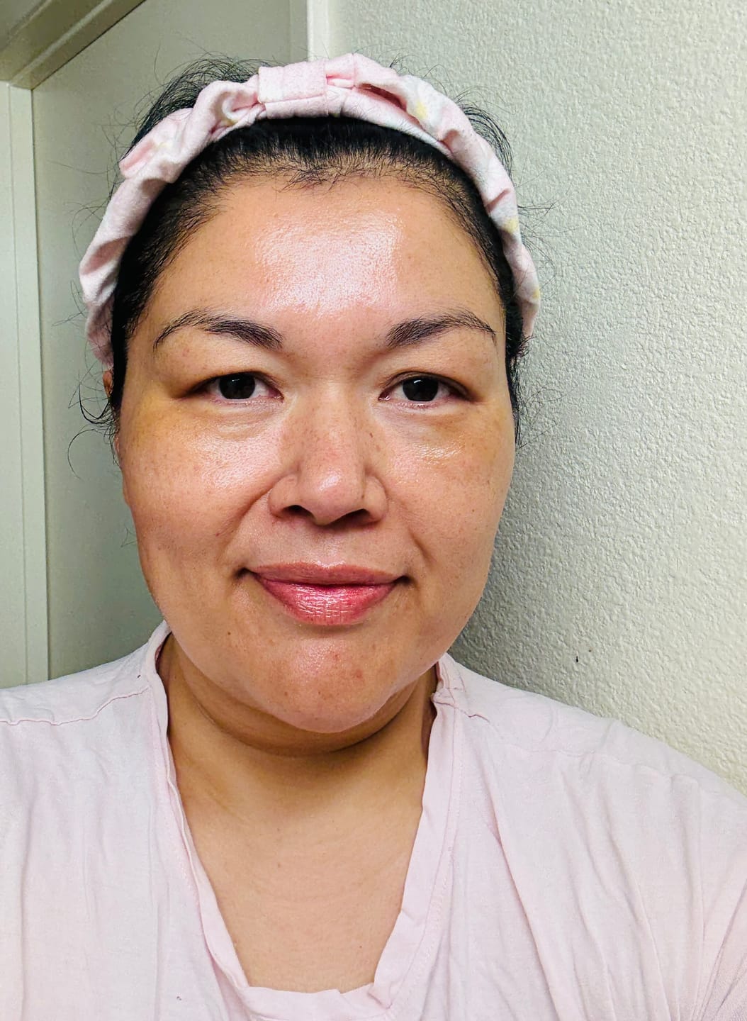 Customer photo review of PDRN collagen overnight mask Firming jelly
