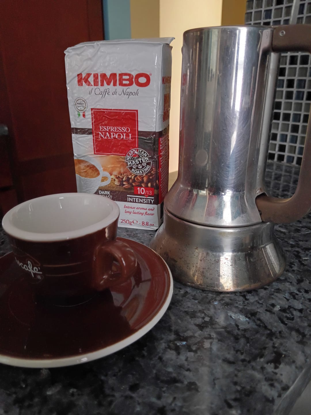 Customer photo review of Espresso Napoli - Ground Coffee 250g Brick