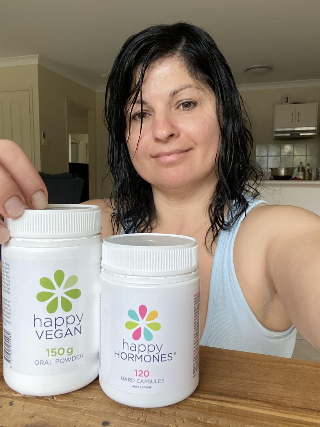 Customer photo review of Vegan Hormone Balance Supplement - Happy Hormones® Vegan