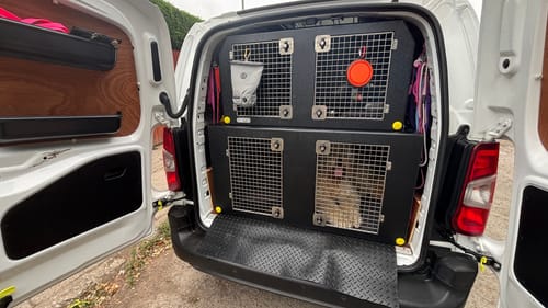 Customer photo review of Dog Van Kit | Peugeot Partner | 2008-Persent |Double stack | DT VS1