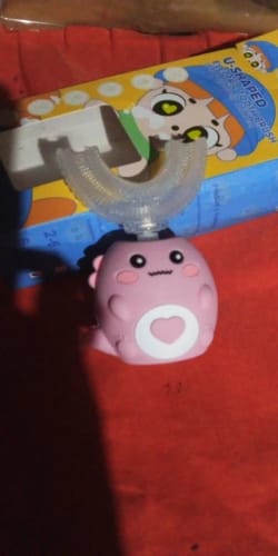 Customer photo review of KiddyBrush 360™ - מברשת השיניים החכמה לילדים שיניים נקיות ב-60 שניות בלי מלחמות