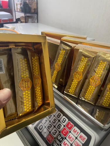 Customer photo review of Royal honey 5 Cajas (60 sobres)