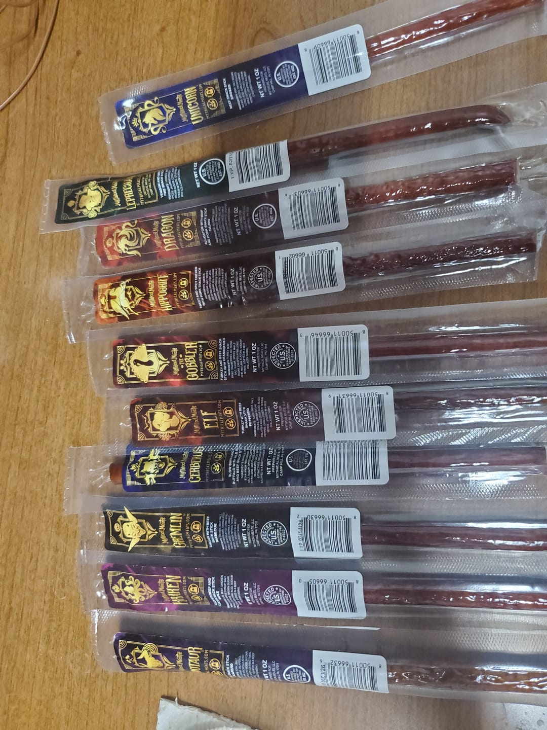 Customer photo review of Mythical Meats® Mystery Meat Variety Pack