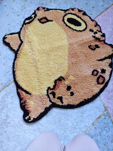 Customer photo review of Dancing Toad Rug