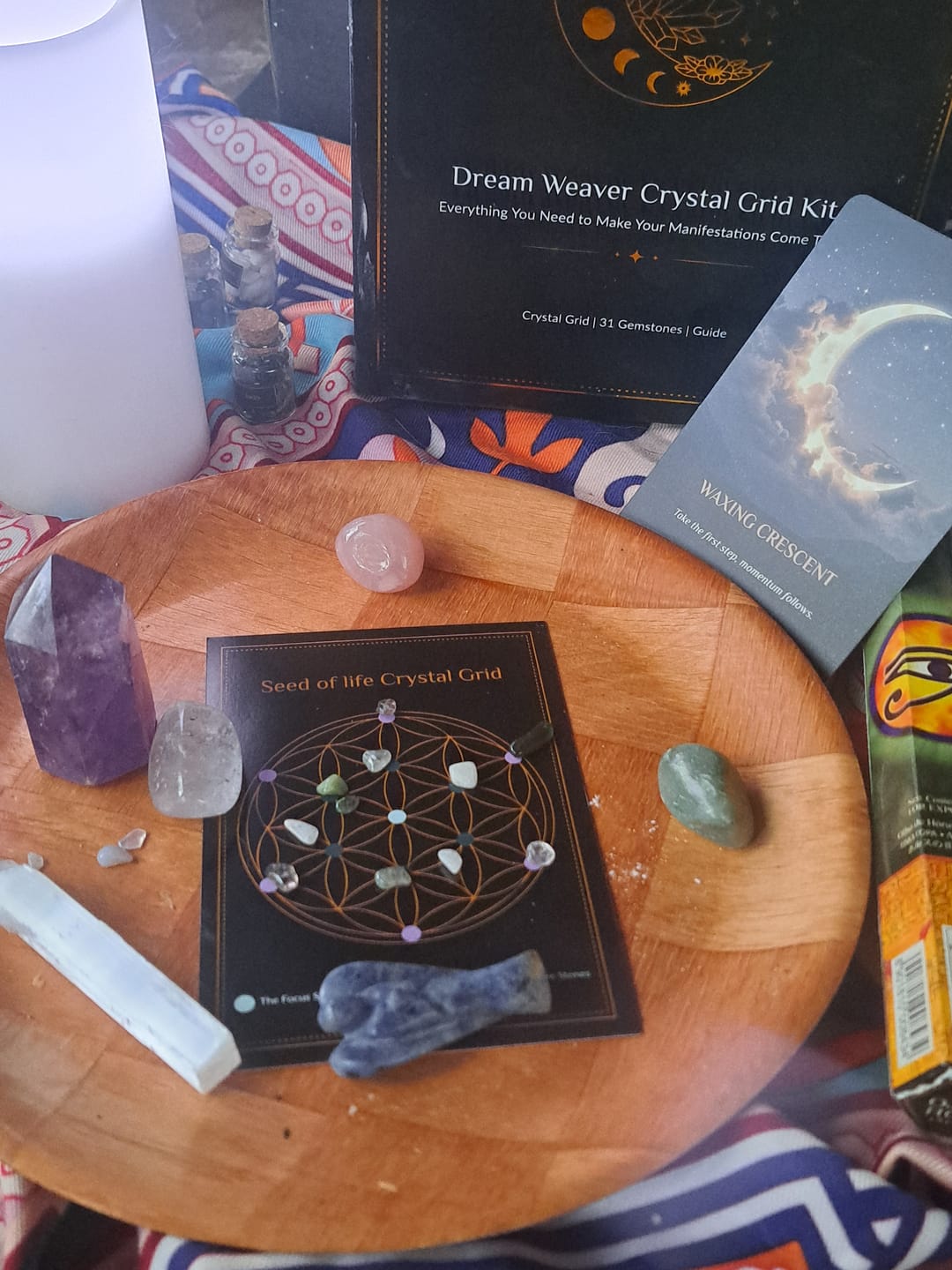 Customer photo review of Mystical Manifestation Crystal Grid Kit: Unlock the Power of Witchy Spells