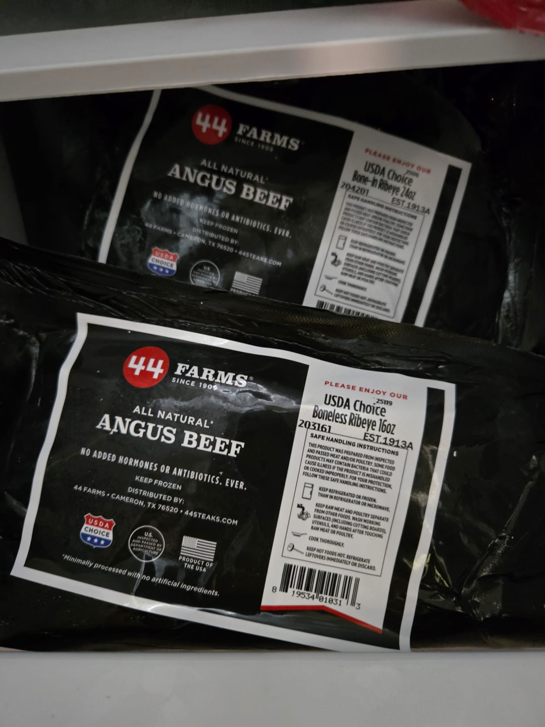 Customer photo review of Bone-In Steak Pack