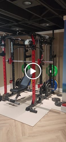 Customer video review of RitFit BUFFALO Smith Machine Home Gym Package with Lat Pull Down and Cable Crossover