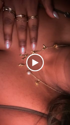 Customer video review of GOLD OCEAN LETTER NECKLACE