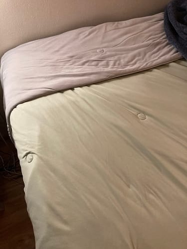 Customer photo review of פיור קומפורט פרש נייט – שמיכה אוורירית במיוחד עם טכנולוגיית קירור מתקדמת
