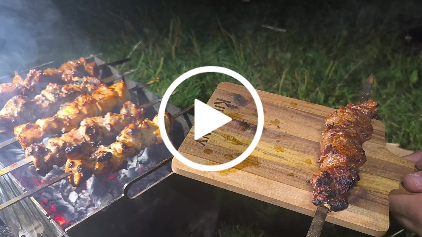 Customer video review of Schweine-Schaschlik Erste Sahne – Rezept von Andrej Eckert | mySchaschlik
