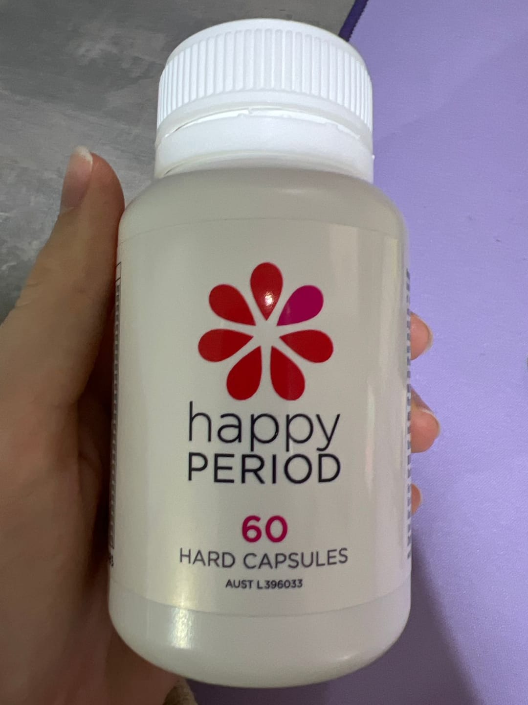 Customer photo review of Happy Period – Period Supplements