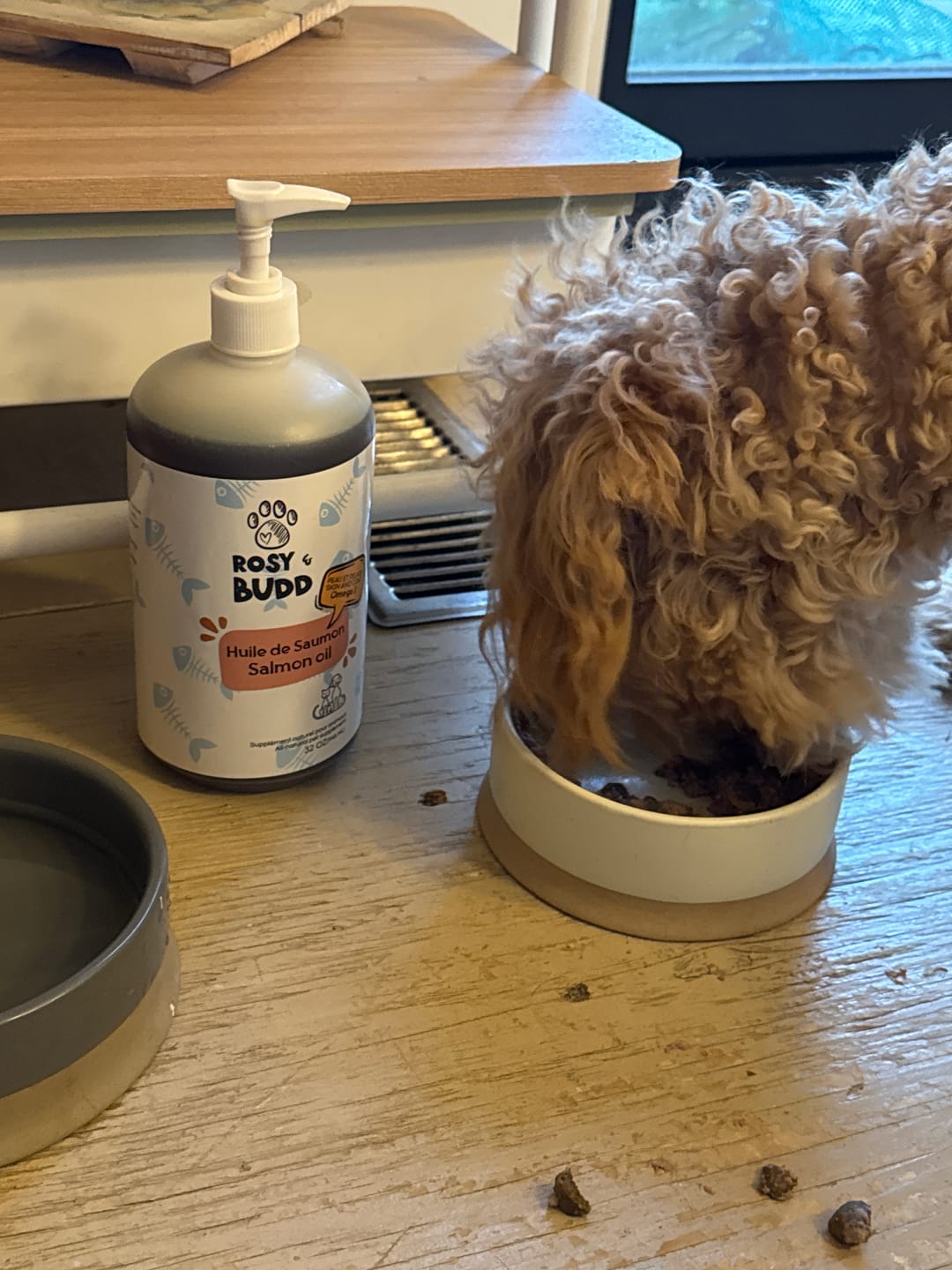 Customer photo review of Rosy & Budd - SALM+ Huile de Saumon pour animaux (32oz)