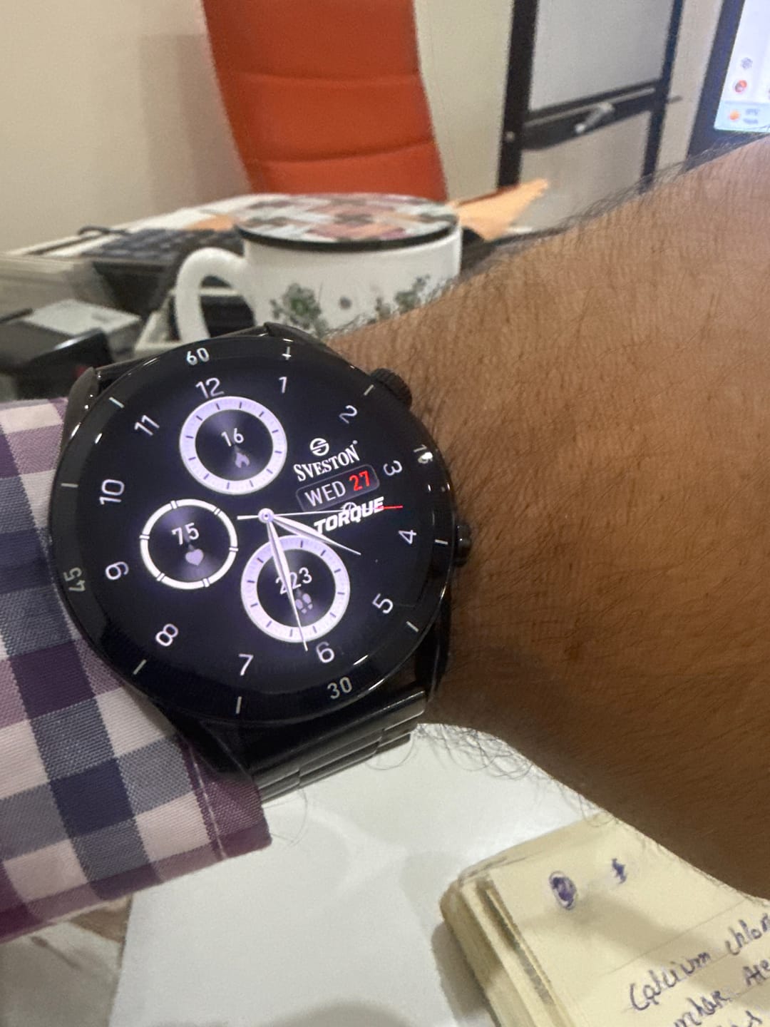 Customer photo review of Torque Chain Smartwatch