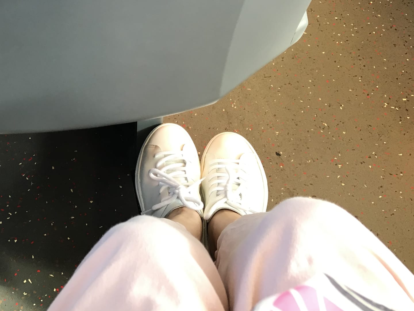 Customer photo review of Original Leather Sneakers - Snow White