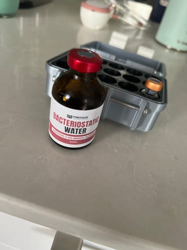 Customer photo review of Bacteriostatic Water