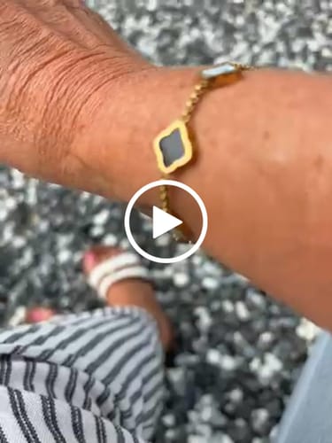 Customer video review of Celine Clover Bracelet