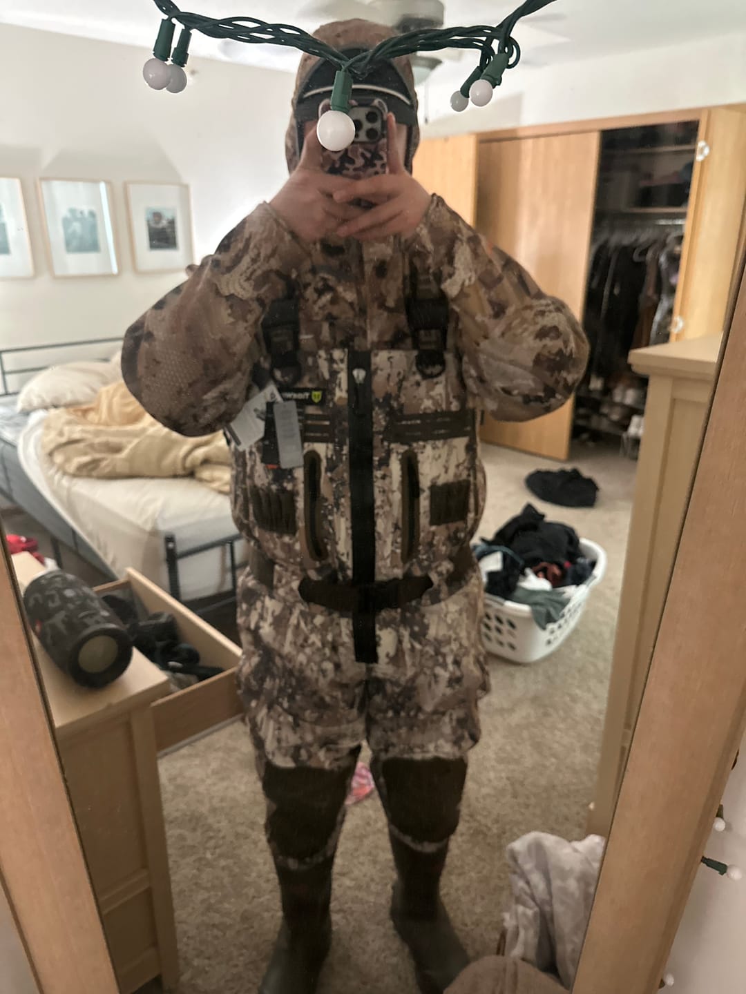 Customer photo review of QuestWade Elite Comfort Zip Breathable Waders