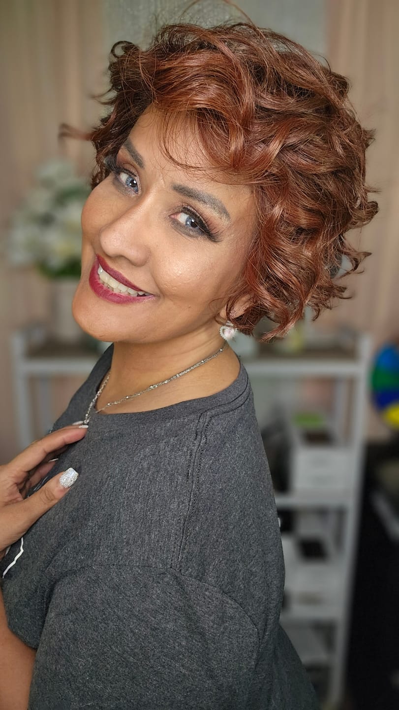 Customer photo review of SASSY MISFIT - Chestnut Brown*