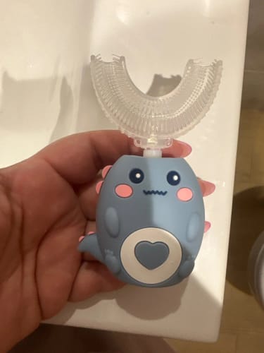 Customer photo review of KiddyBrush 360™ - מברשת השיניים החכמה לילדים שיניים נקיות ב-60 שניות בלי מלחמות