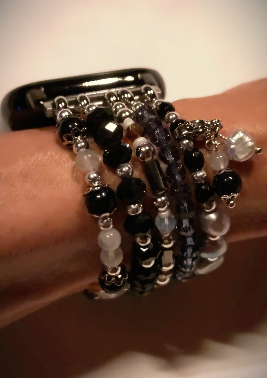Customer photo review of Ethereal Frost Samsung Galaxy Stretch Watch Strap