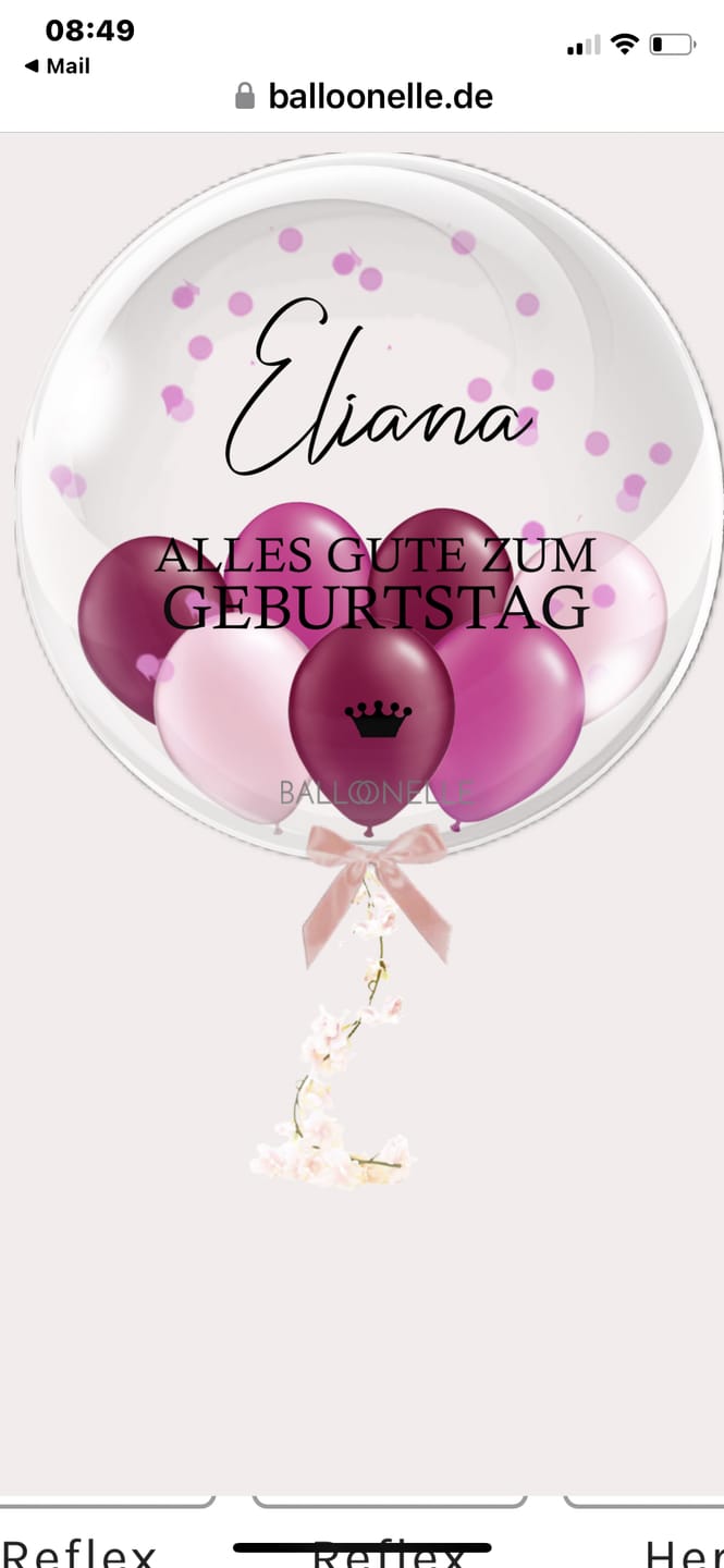 Customer photo review of BALLOONIZER - Ballon Konfigurator