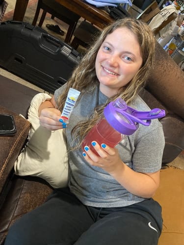 Customer photo review of Bye-Bye Weekend Drink Mix