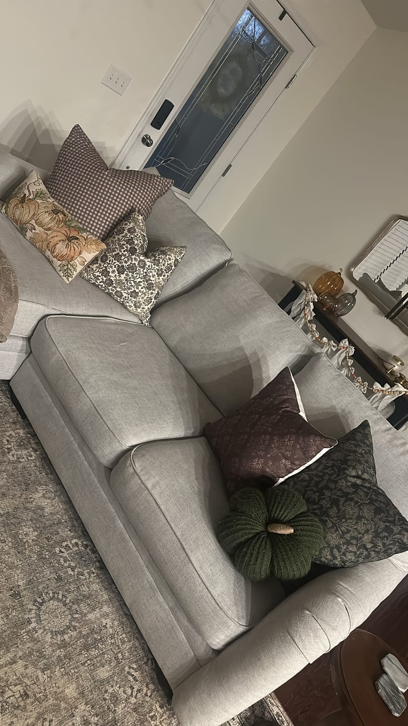 Customer photo review of Brown Gingham - 18" | 22" | 26"