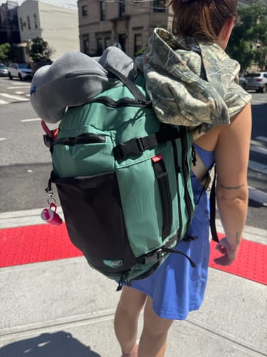 Customer photo review of Blast Travel Backpack