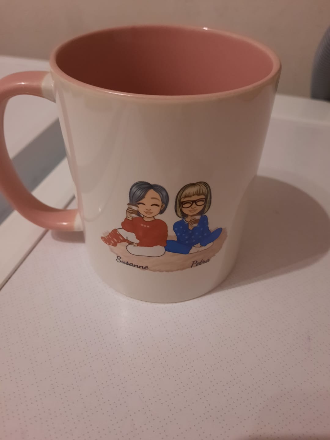 Customer photo review of Herzensmenschen - Personalisierte Tasse