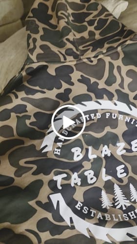 Customer video review of Custom Heavyweight Camo-Styled Hoodie - IND4000