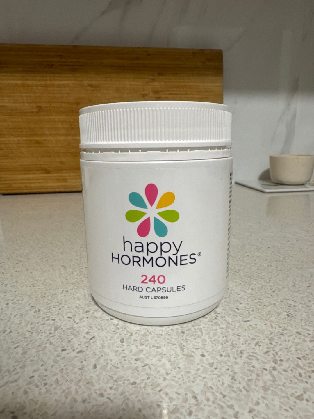 Customer photo review of Hormone Balance Supplement - Happy Hormones® Capsules