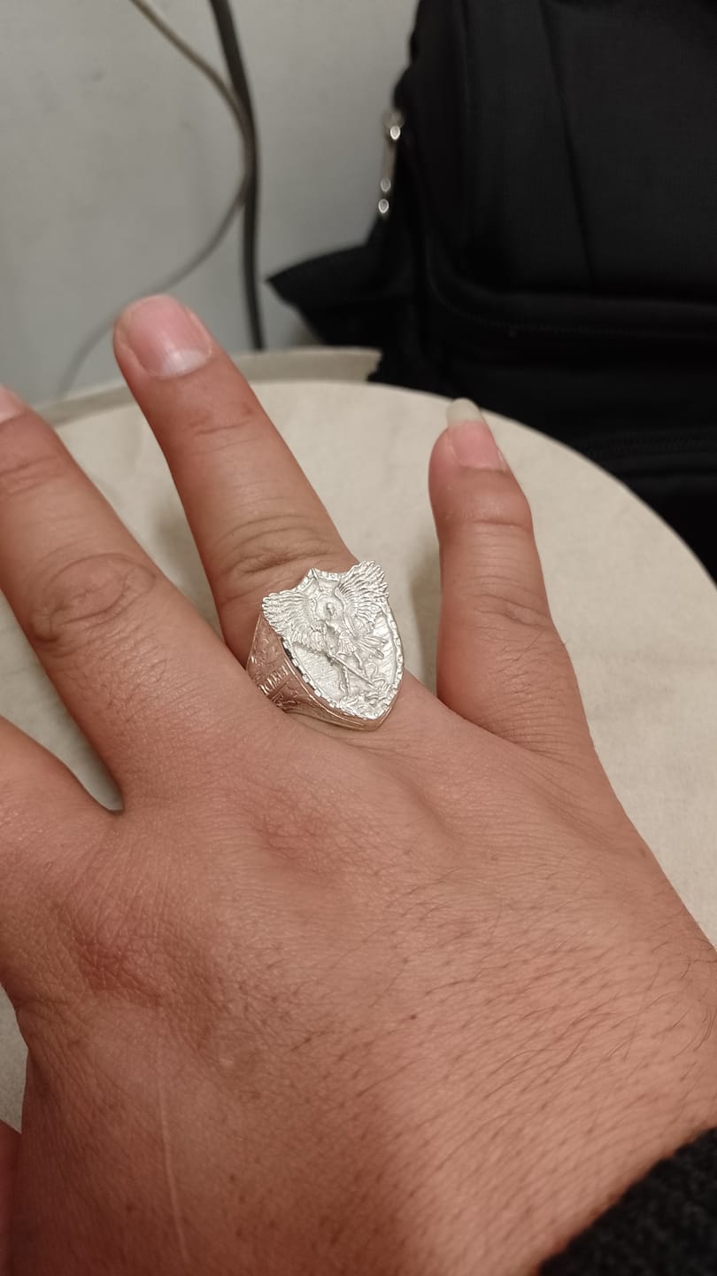 Customer photo review of Arcángel San Miguel Plata Pura 950 - Protector