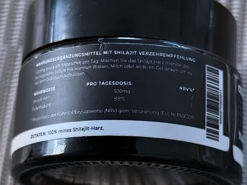 Customer photo review of 100% bioaktives Premium-Shilajit – Trueshila
