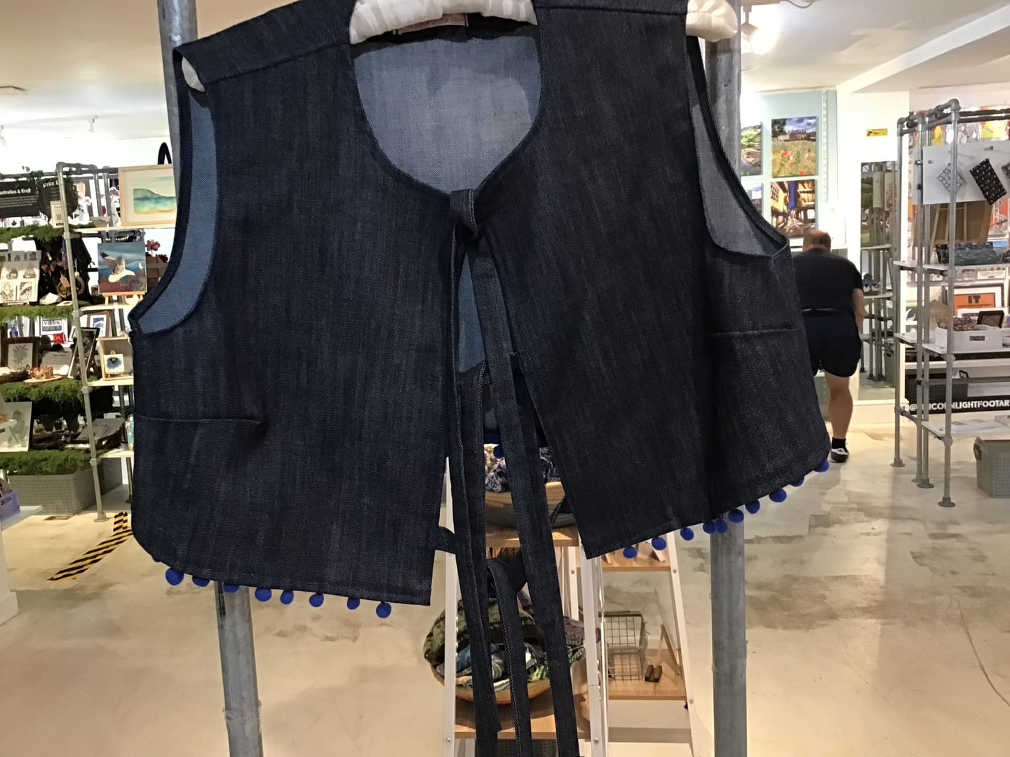 Customer photo review of 6 Metre Bundle 100% Cotton Denim Fabric- 55" (Black & Navy)