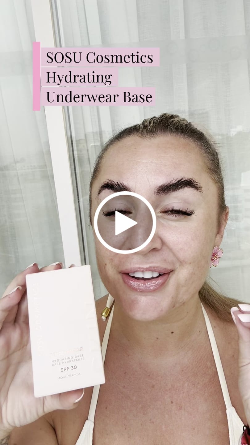 Customer video review of Underwear Hydrating Base  - SPF30