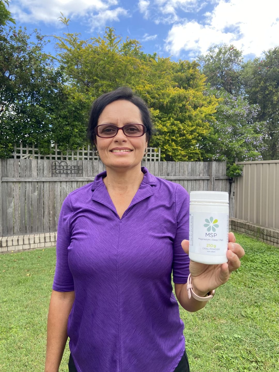 Customer photo review of Magnesium Supplement for Sleep - MSP | Magnesium, Sleep, Pain