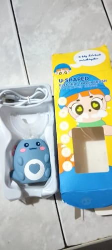 Customer photo review of KiddyBrush 360™ - מברשת השיניים החכמה לילדים שיניים נקיות ב-60 שניות בלי מלחמות