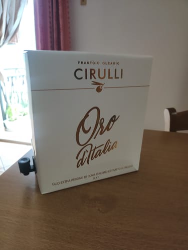 Customer photo review of Bag in box di olio extravergine di oliva • 5 Litri