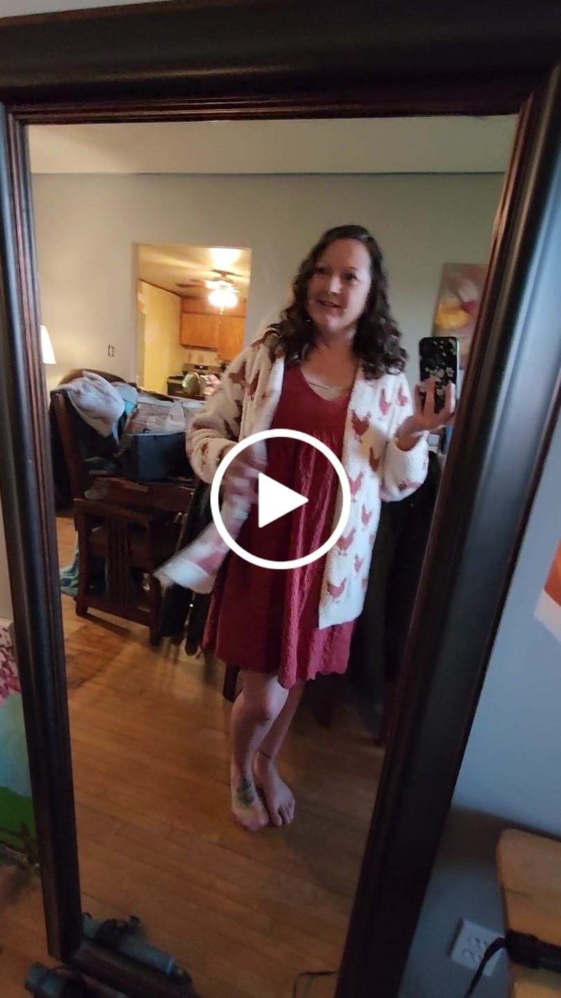 Customer video review of Chicken Luxe Cardigan