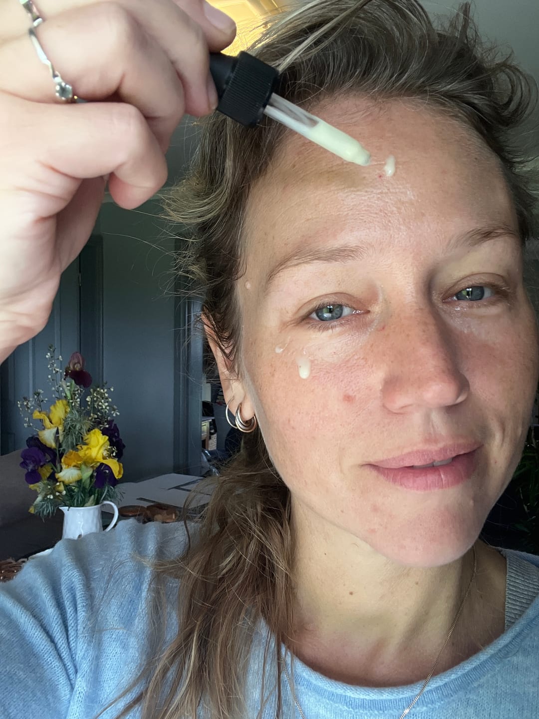 Customer photo review of 🎁 Youthful Bloom Sample Serum (Free Over $75AUD) (100% off)
