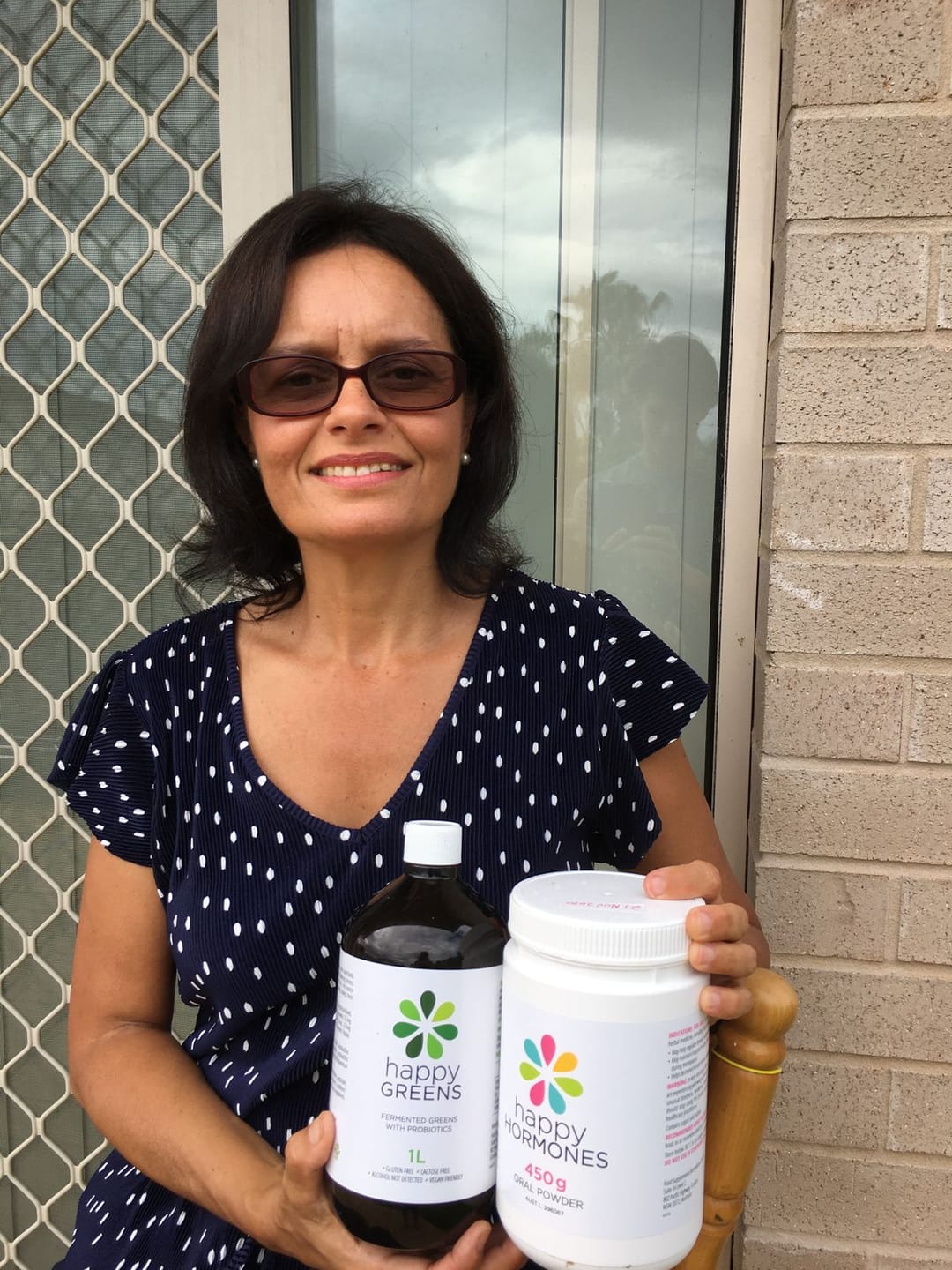 Customer photo review of Liquid Probiotics and Green Food Supplements - Happy Greens