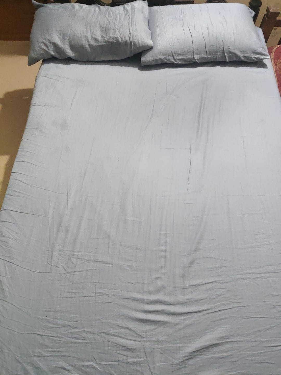 Customer photo review of Flo Super Soft Bedsheet