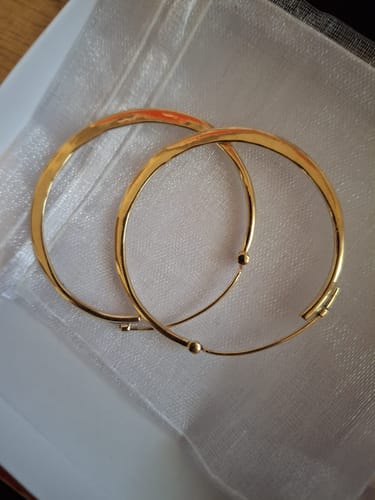 Customer photo review of עגילי חישוק הוואנה