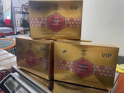 Customer photo review of Royal honey 5 Cajas (60 sobres)