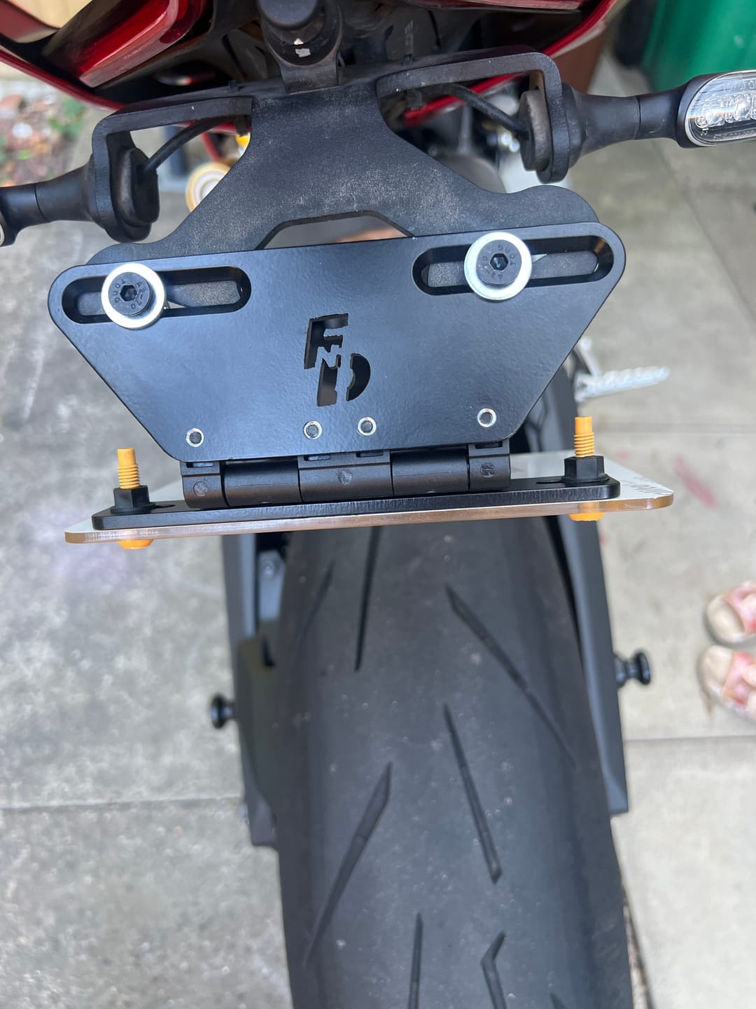 Customer photo review of Universal Adjustable / Flip Bracket